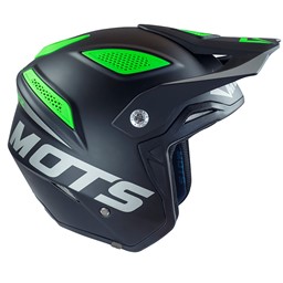 Zeige Details für Helm Mots GO2 schwarz-grün Gr. M Bild von Helm Mots GO2 schwarz-grün Gr. M