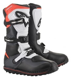 Zeige Details für Trial Stiefel Alpinestars Tech T  Weiss/schwarz/rot Bild von Trial Stiefel Alpinestars Tech T  Weiss/schwarz/rot
